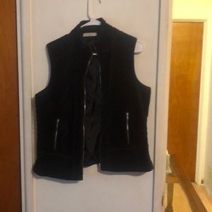 Women preowned Black Vest Size PL